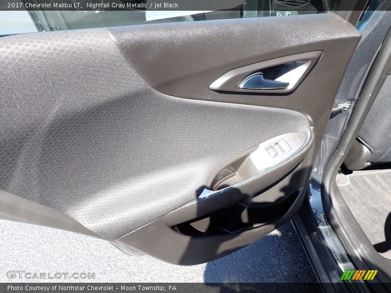 Nightfall Gray Metallic / Jet Black 2017 Chevrolet Malibu LT