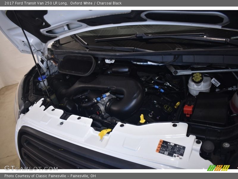 Oxford White / Charcoal Black 2017 Ford Transit Van 250 LR Long