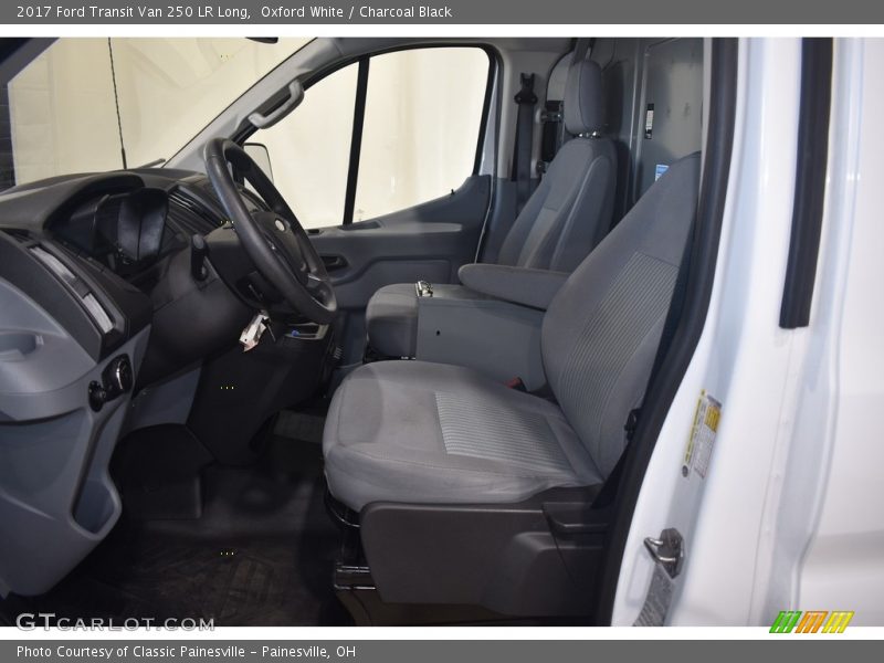 Oxford White / Charcoal Black 2017 Ford Transit Van 250 LR Long