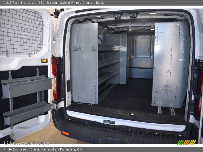 Oxford White / Charcoal Black 2017 Ford Transit Van 250 LR Long