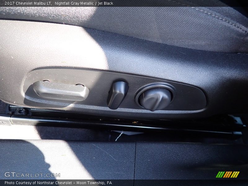 Nightfall Gray Metallic / Jet Black 2017 Chevrolet Malibu LT