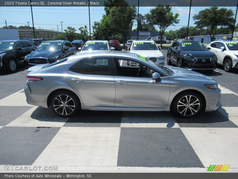 Celestial Silver Metallic / Black 2020 Toyota Camry SE