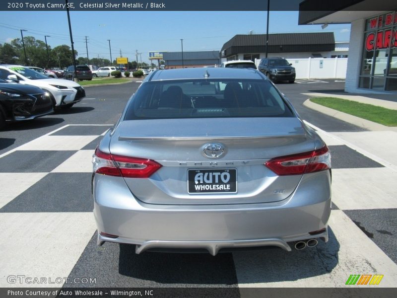 Celestial Silver Metallic / Black 2020 Toyota Camry SE