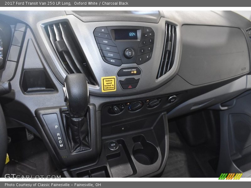 Oxford White / Charcoal Black 2017 Ford Transit Van 250 LR Long