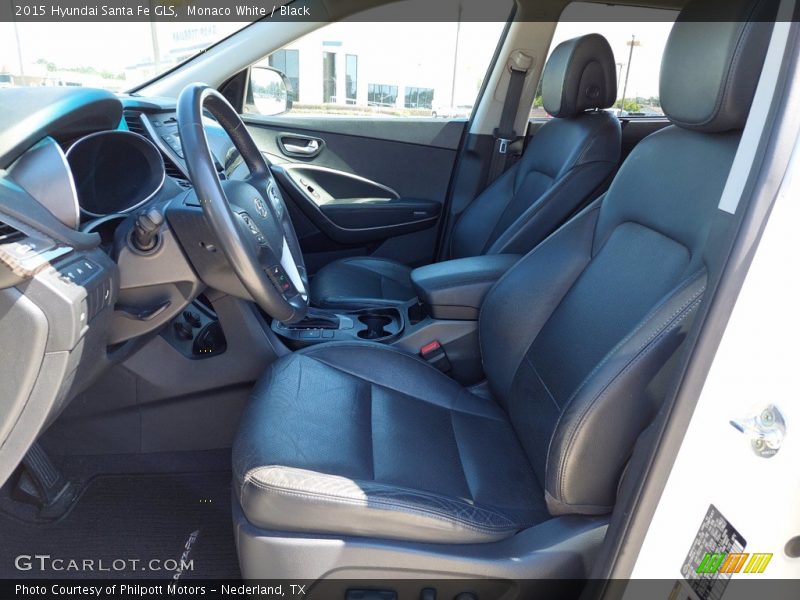 Front Seat of 2015 Santa Fe GLS