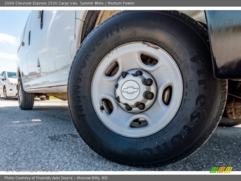 Summit White / Medium Pewter 2009 Chevrolet Express 2500 Cargo Van