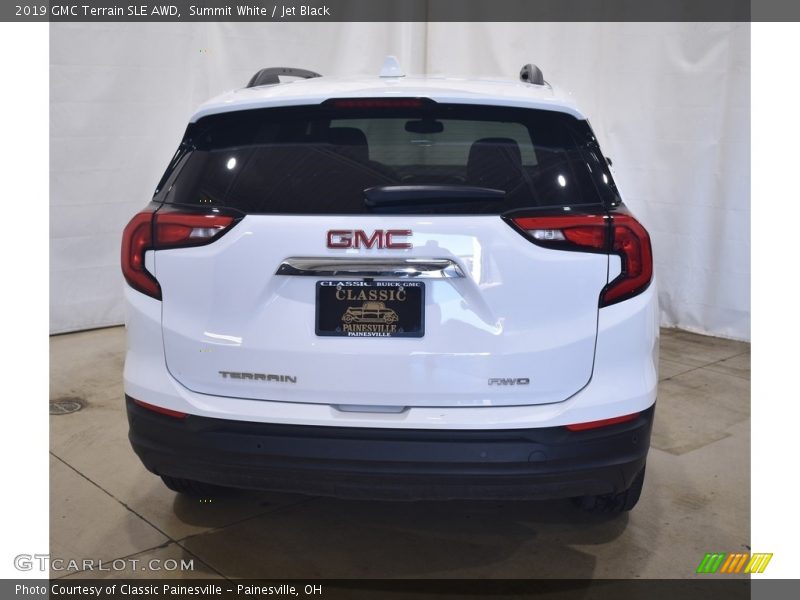 Summit White / Jet Black 2019 GMC Terrain SLE AWD