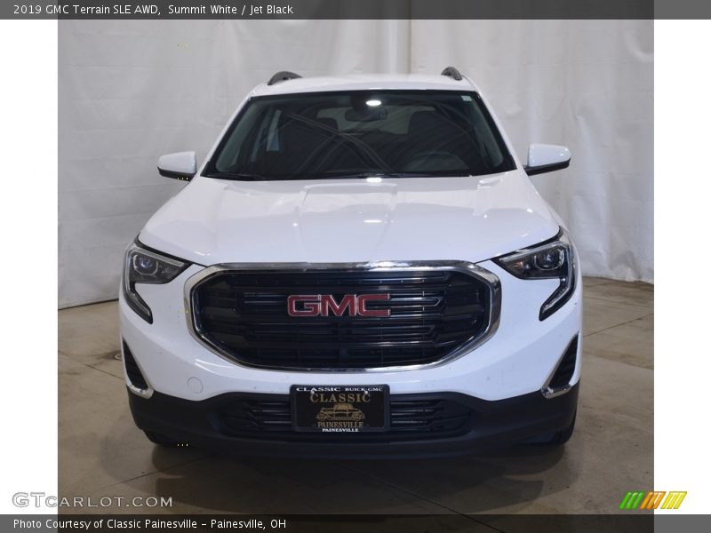 Summit White / Jet Black 2019 GMC Terrain SLE AWD