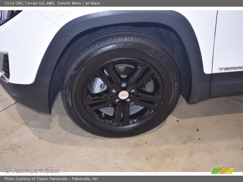 Summit White / Jet Black 2019 GMC Terrain SLE AWD