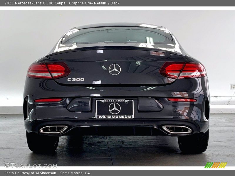 Graphite Gray Metallic / Black 2021 Mercedes-Benz C 300 Coupe