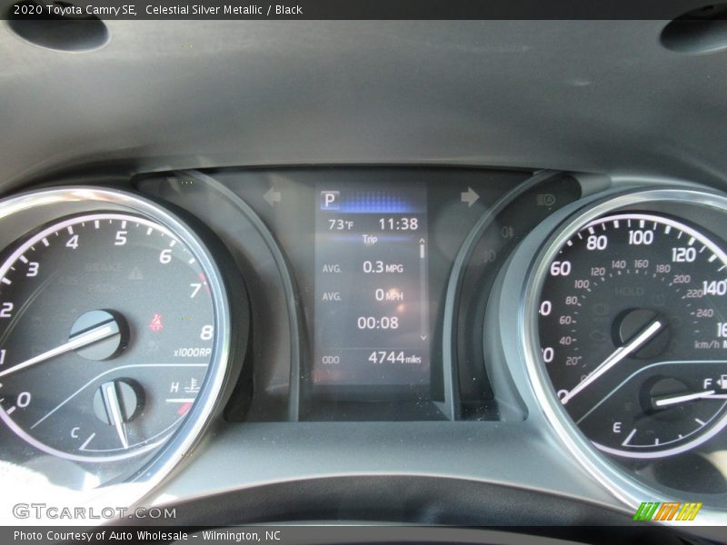 Celestial Silver Metallic / Black 2020 Toyota Camry SE