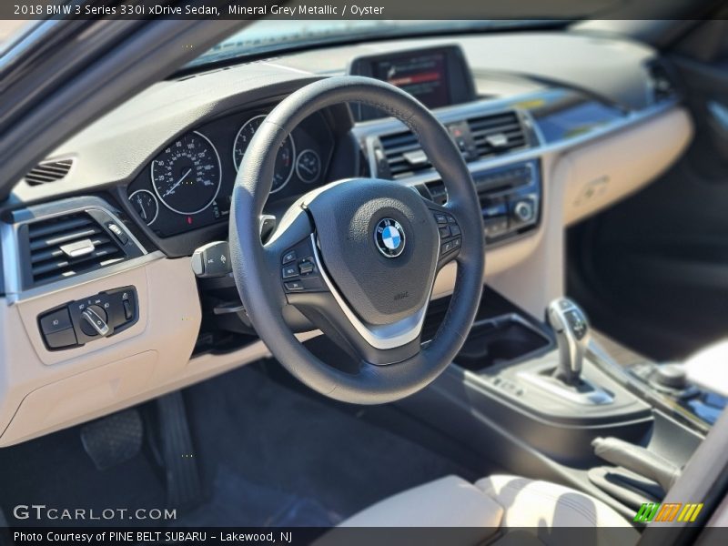 Mineral Grey Metallic / Oyster 2018 BMW 3 Series 330i xDrive Sedan