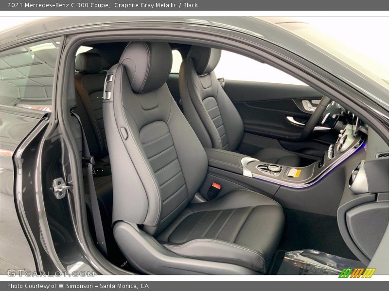 Graphite Gray Metallic / Black 2021 Mercedes-Benz C 300 Coupe
