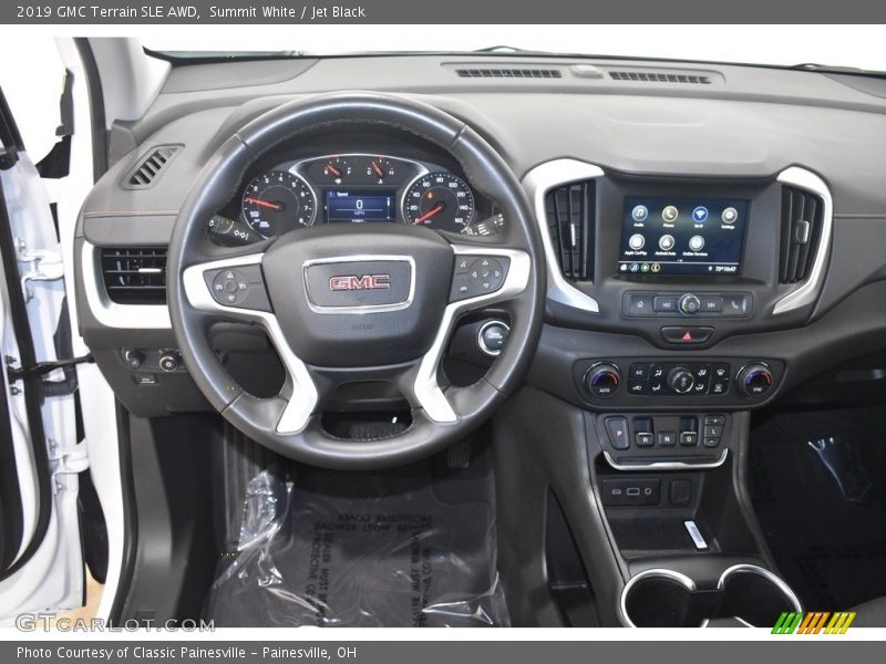 Summit White / Jet Black 2019 GMC Terrain SLE AWD