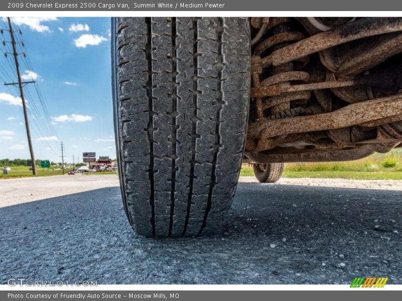 Summit White / Medium Pewter 2009 Chevrolet Express 2500 Cargo Van