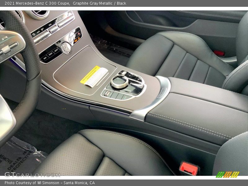 Graphite Gray Metallic / Black 2021 Mercedes-Benz C 300 Coupe