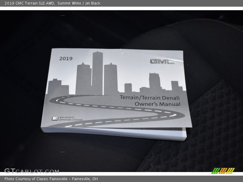Summit White / Jet Black 2019 GMC Terrain SLE AWD