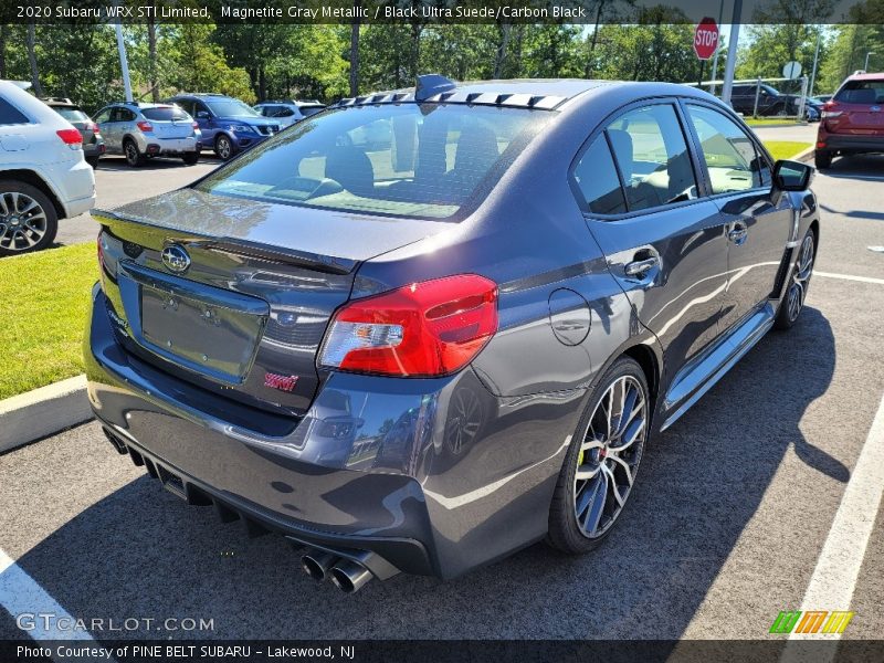 Magnetite Gray Metallic / Black Ultra Suede/Carbon Black 2020 Subaru WRX STI Limited