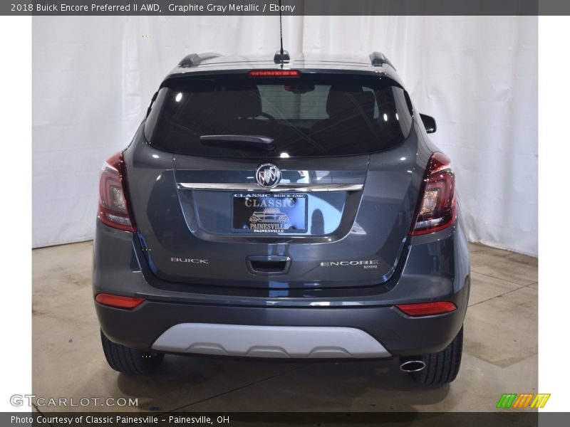 Graphite Gray Metallic / Ebony 2018 Buick Encore Preferred II AWD