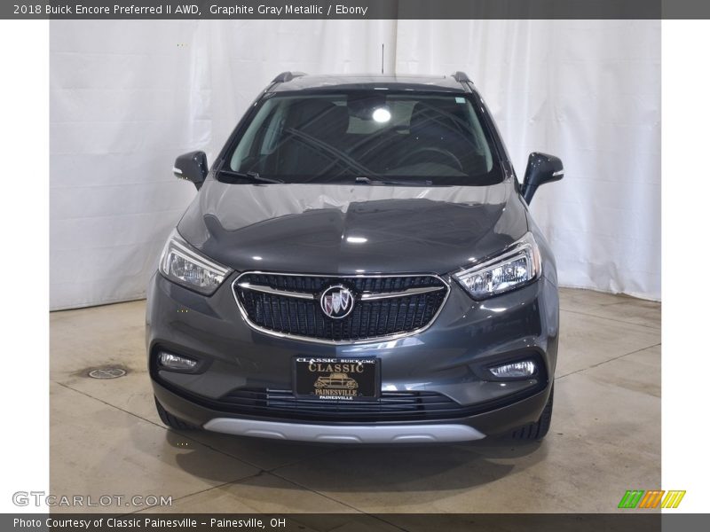 Graphite Gray Metallic / Ebony 2018 Buick Encore Preferred II AWD