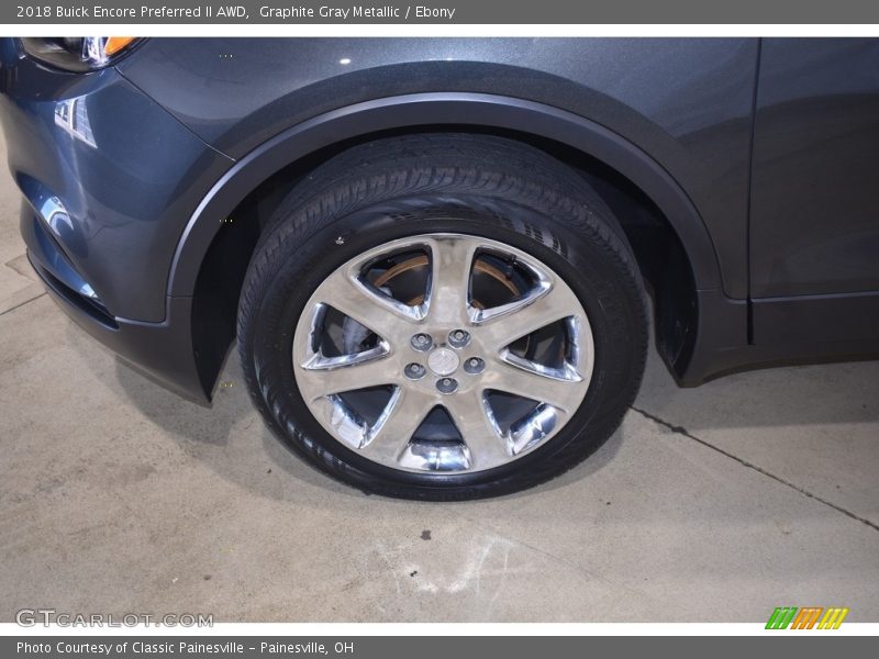 Graphite Gray Metallic / Ebony 2018 Buick Encore Preferred II AWD