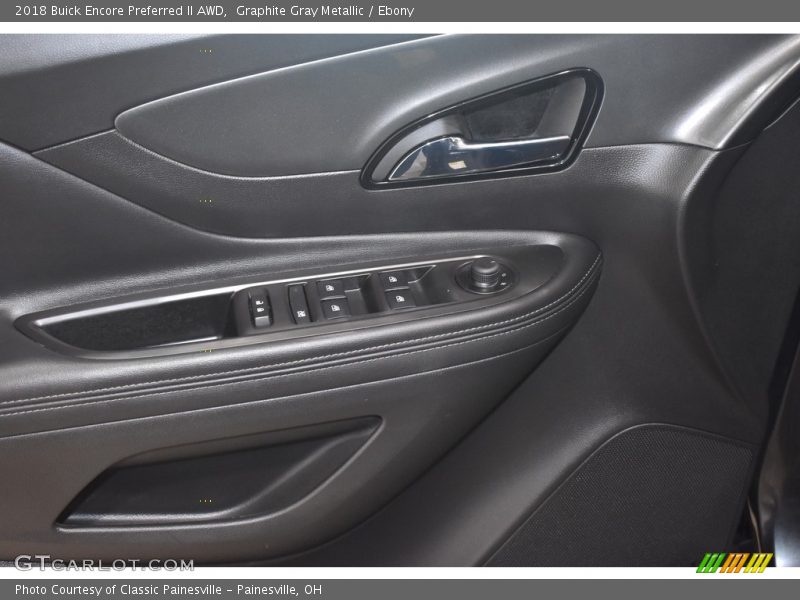 Graphite Gray Metallic / Ebony 2018 Buick Encore Preferred II AWD