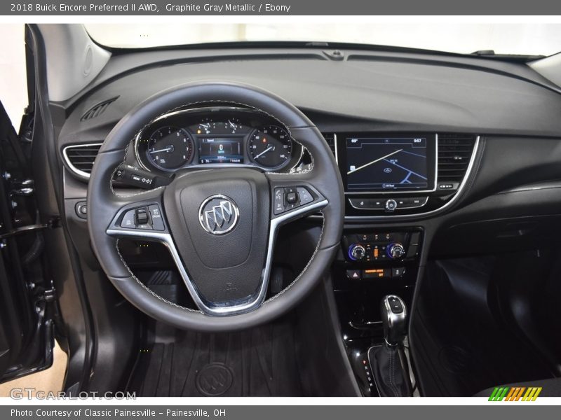 Graphite Gray Metallic / Ebony 2018 Buick Encore Preferred II AWD