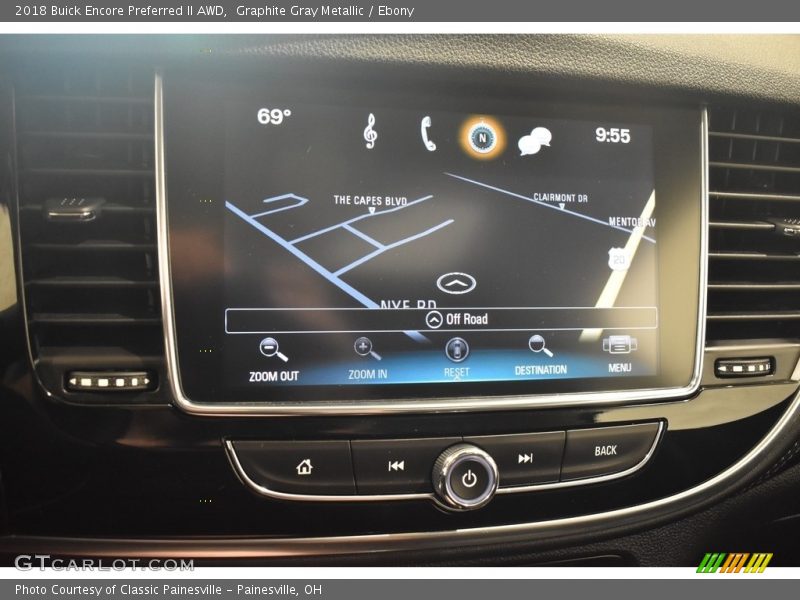 Graphite Gray Metallic / Ebony 2018 Buick Encore Preferred II AWD