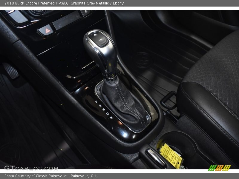 Graphite Gray Metallic / Ebony 2018 Buick Encore Preferred II AWD