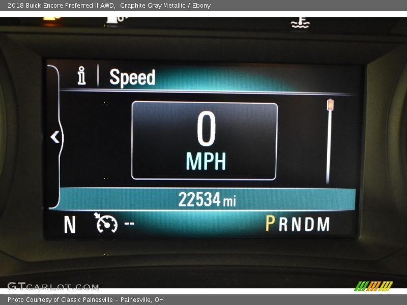 Graphite Gray Metallic / Ebony 2018 Buick Encore Preferred II AWD