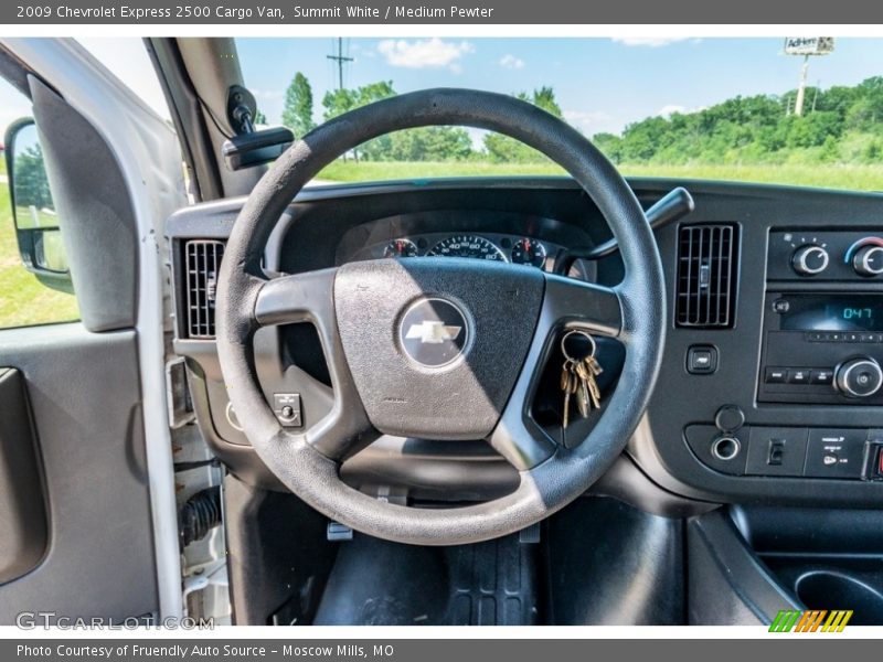 Summit White / Medium Pewter 2009 Chevrolet Express 2500 Cargo Van