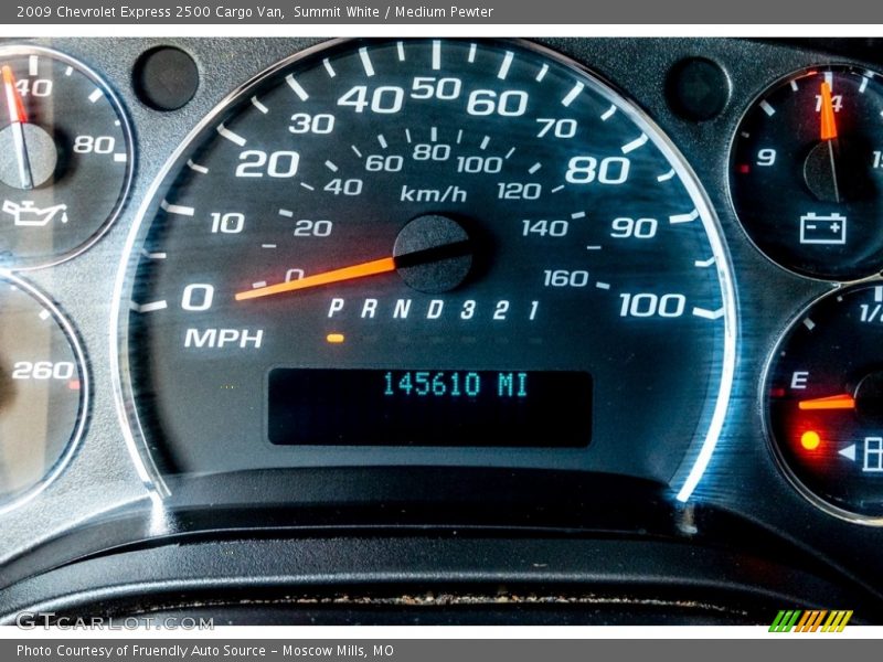 Summit White / Medium Pewter 2009 Chevrolet Express 2500 Cargo Van