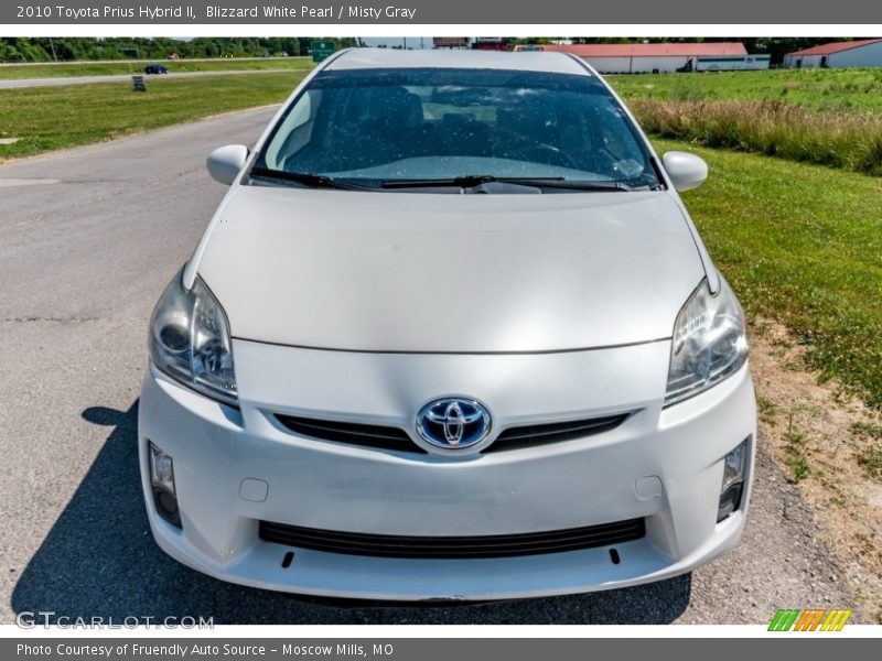 Blizzard White Pearl / Misty Gray 2010 Toyota Prius Hybrid II