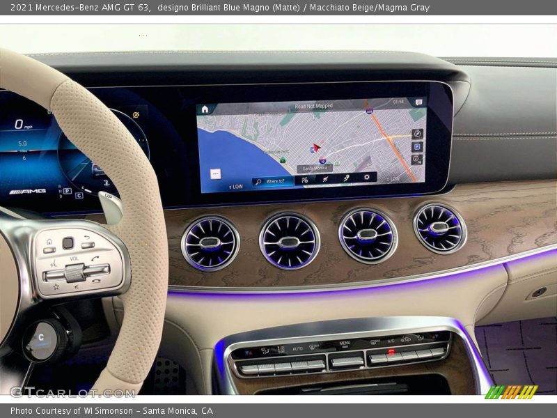 Dashboard of 2021 AMG GT 63