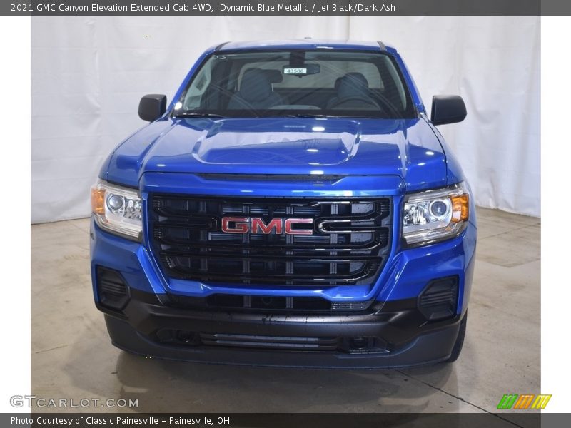 Dynamic Blue Metallic / Jet Black/Dark Ash 2021 GMC Canyon Elevation Extended Cab 4WD