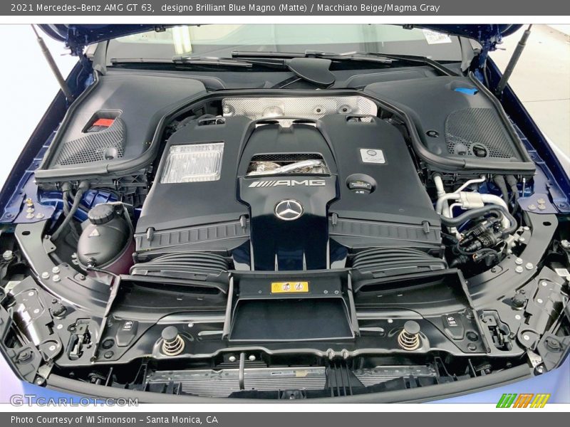  2021 AMG GT 63 Engine - 4.0 Liter Twin-Turbocharged DOHC 32-Valve VVT V8