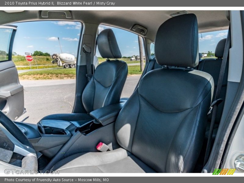Blizzard White Pearl / Misty Gray 2010 Toyota Prius Hybrid II
