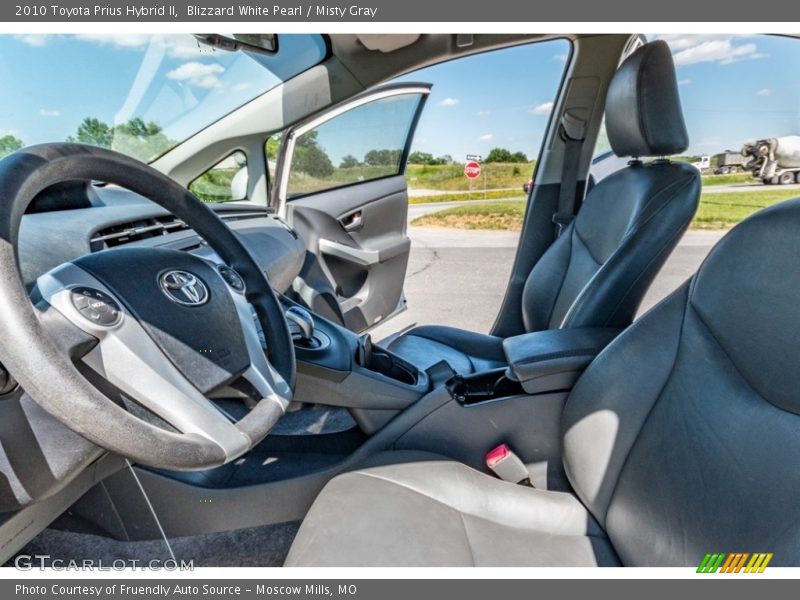 Blizzard White Pearl / Misty Gray 2010 Toyota Prius Hybrid II