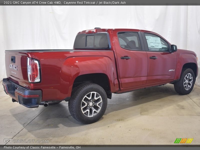 Cayenne Red Tintcoat / Jet Black/Dark Ash 2021 GMC Canyon AT4 Crew Cab 4WD