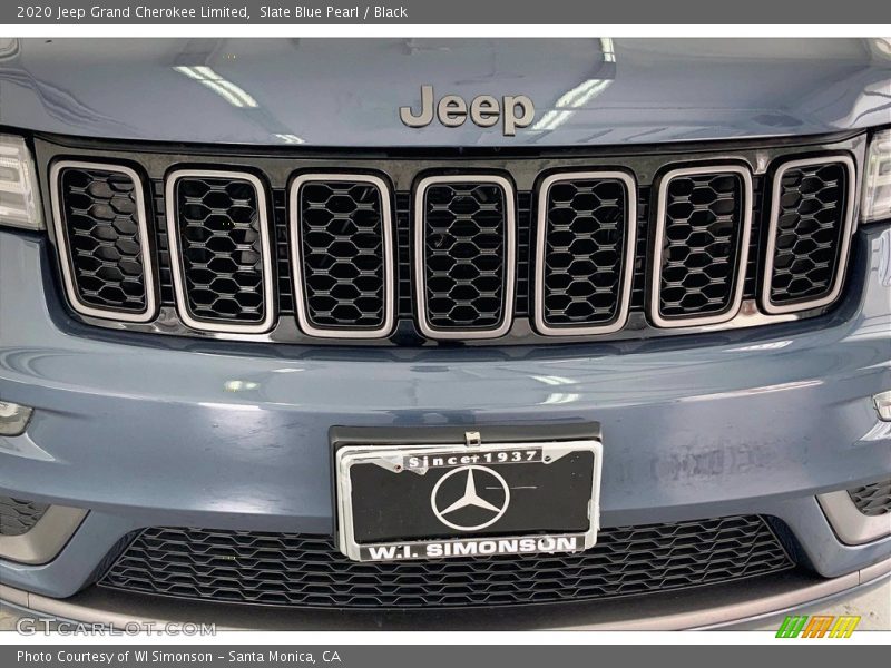 Slate Blue Pearl / Black 2020 Jeep Grand Cherokee Limited