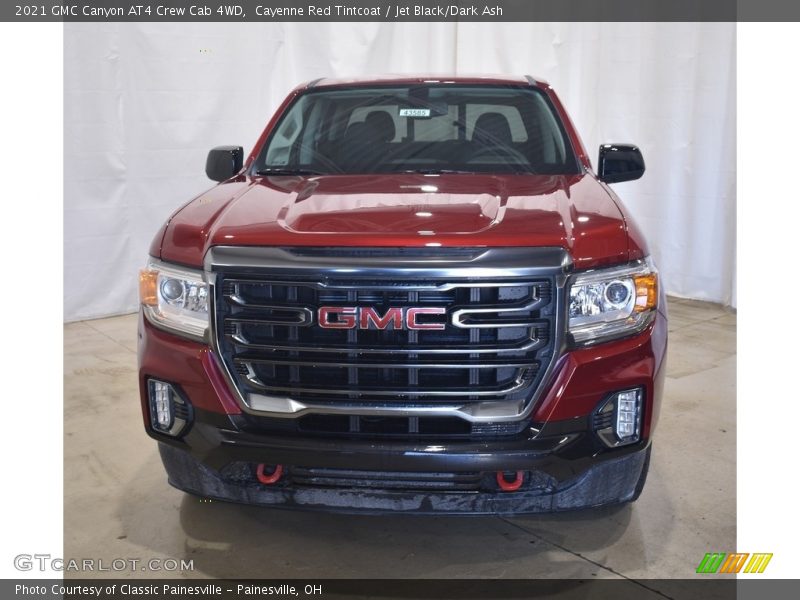 Cayenne Red Tintcoat / Jet Black/Dark Ash 2021 GMC Canyon AT4 Crew Cab 4WD