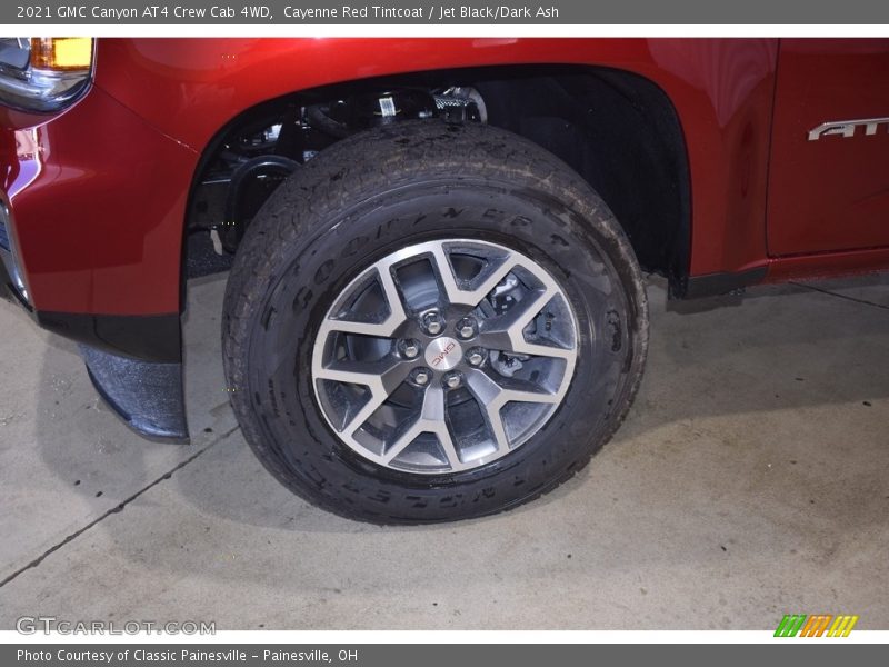 Cayenne Red Tintcoat / Jet Black/Dark Ash 2021 GMC Canyon AT4 Crew Cab 4WD