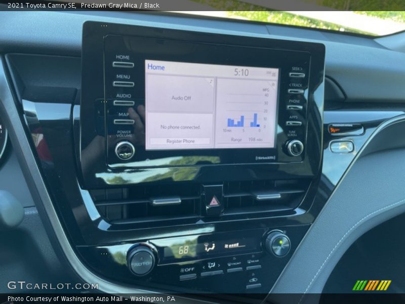 Predawn Gray Mica / Black 2021 Toyota Camry SE