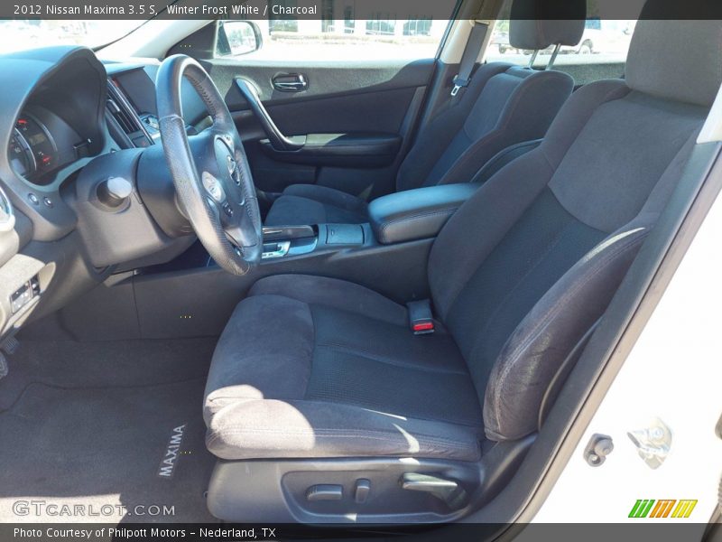 Winter Frost White / Charcoal 2012 Nissan Maxima 3.5 S