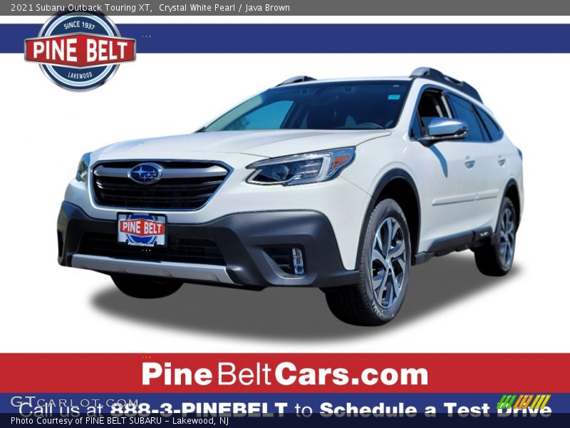 Crystal White Pearl / Java Brown 2021 Subaru Outback Touring XT