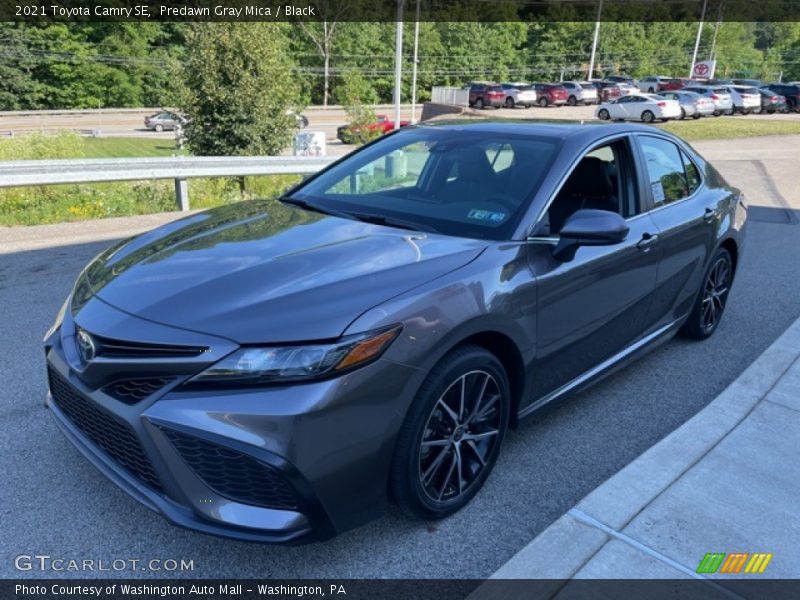 Predawn Gray Mica / Black 2021 Toyota Camry SE
