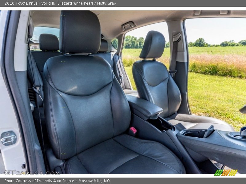 Blizzard White Pearl / Misty Gray 2010 Toyota Prius Hybrid II