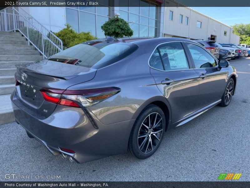 Predawn Gray Mica / Black 2021 Toyota Camry SE