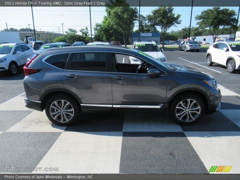 Sonic Gray Pearl / Gray 2021 Honda CR-V Touring AWD