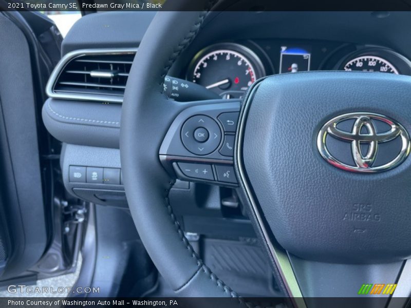 Predawn Gray Mica / Black 2021 Toyota Camry SE